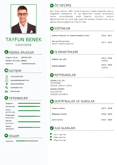 Öğrenci Cv Örnekleri cv indir